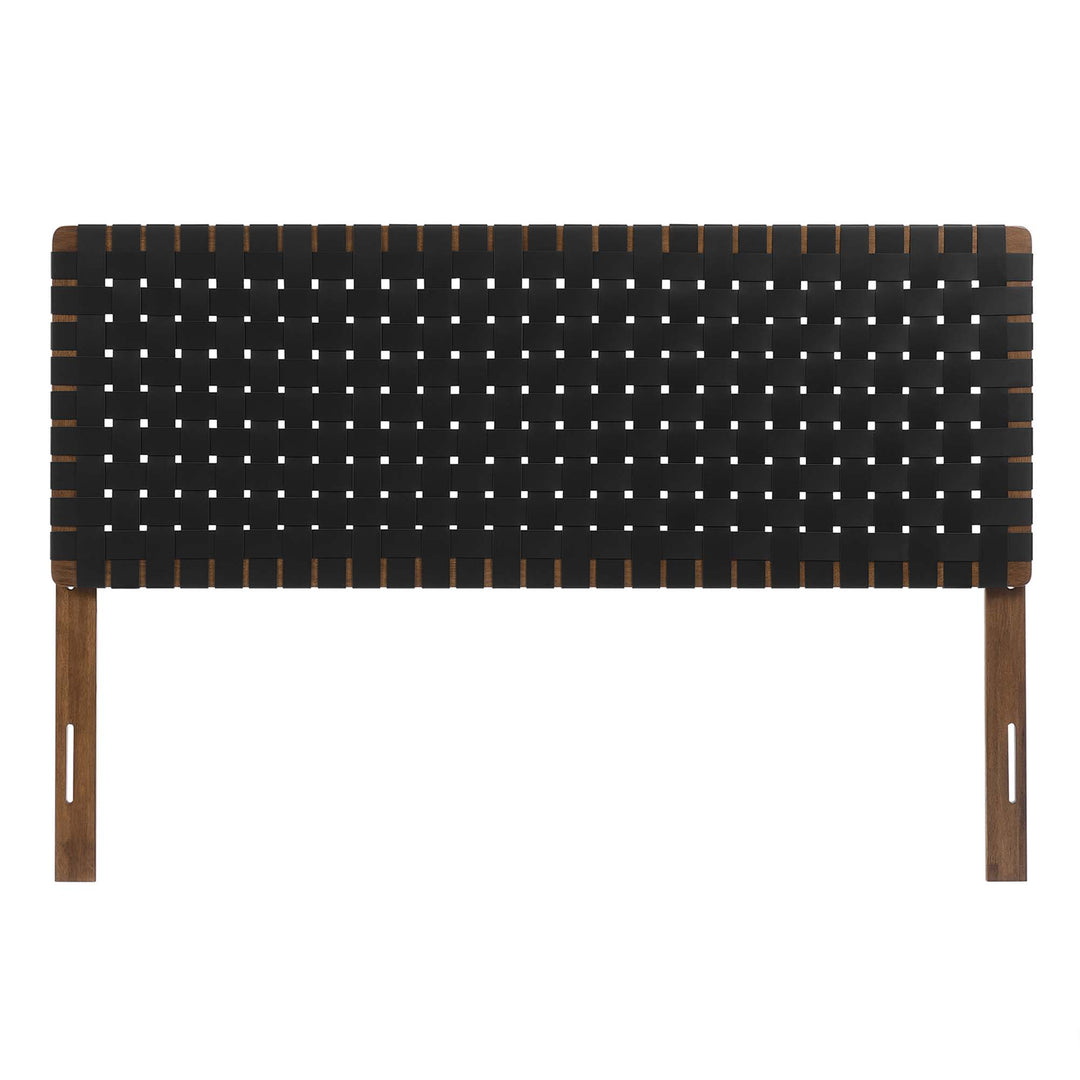 Savanna Woven Vegan Leather Queen Headboard