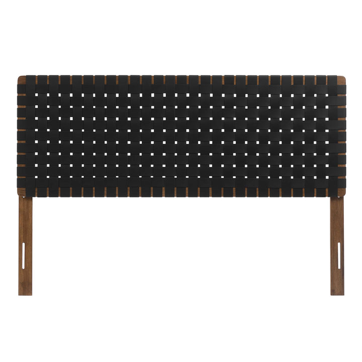 Savanna Woven Vegan Leather Queen Headboard