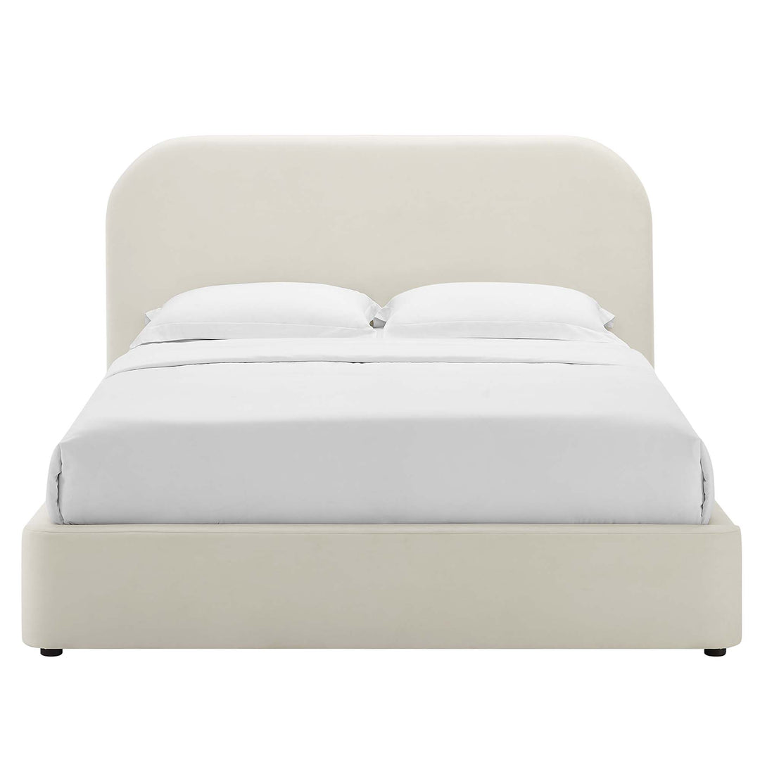 Keepsake Prestige Plush Curved Queen Platform Bed