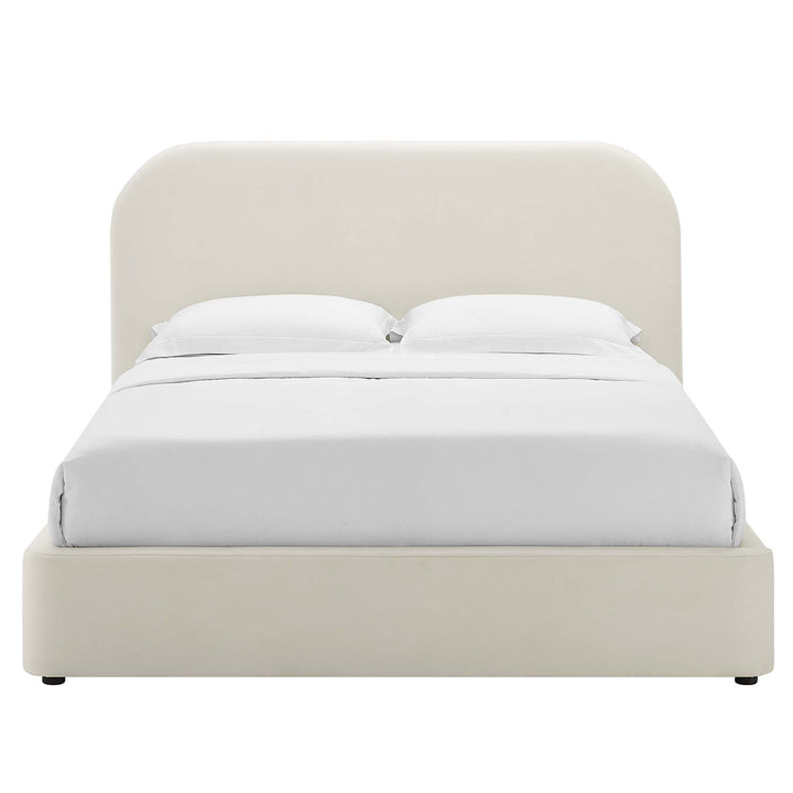 Keepsake Prestige Plush Curved Queen Platform Bed