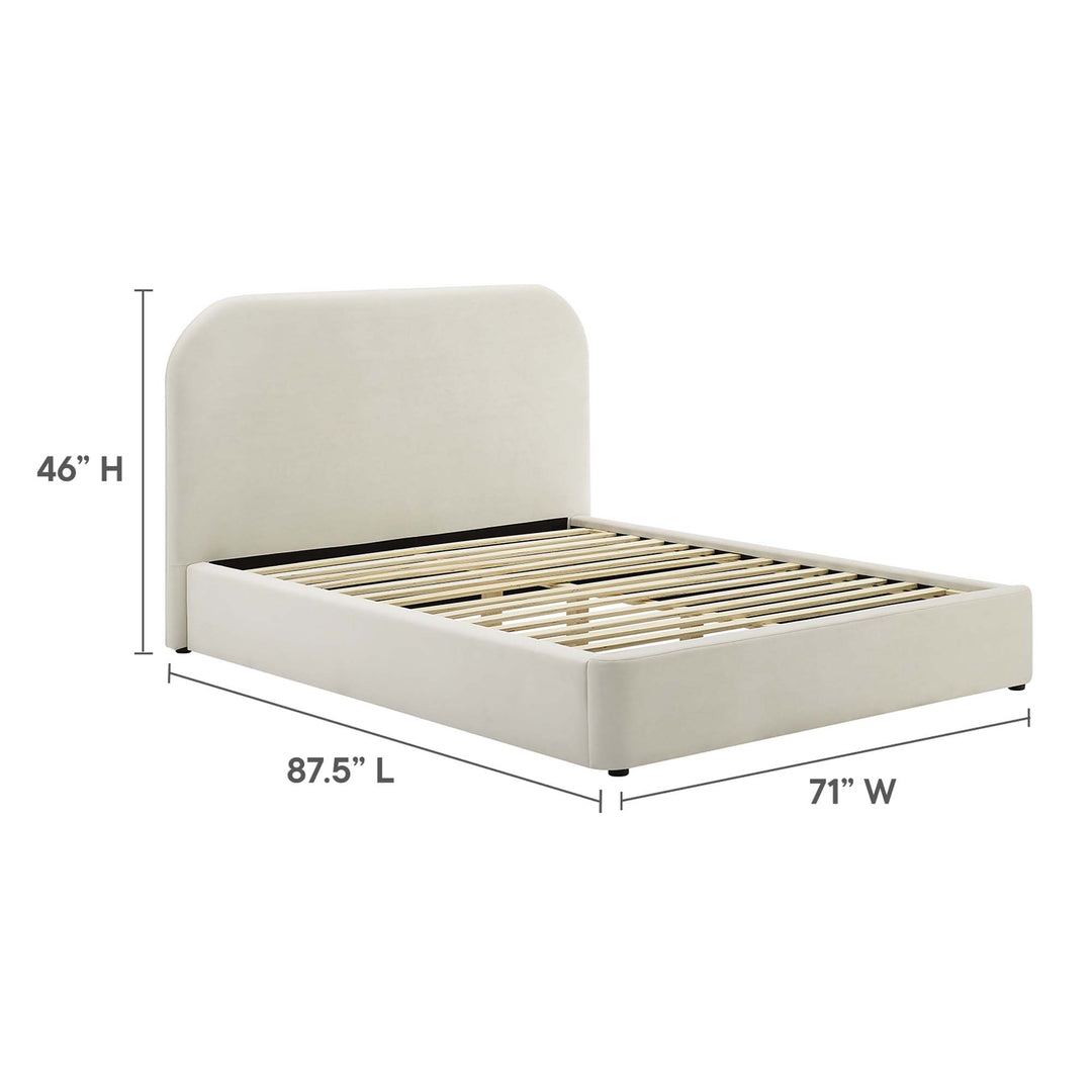 Keepsake Prestige Plush Curved Queen Platform Bed