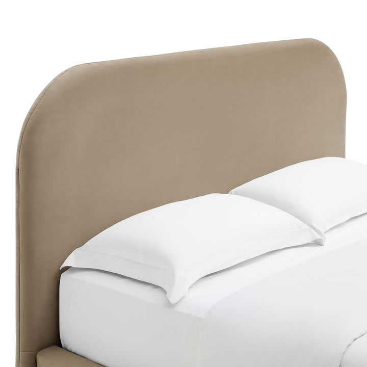 Keepsake Prestige Plush Curved Queen Platform Bed