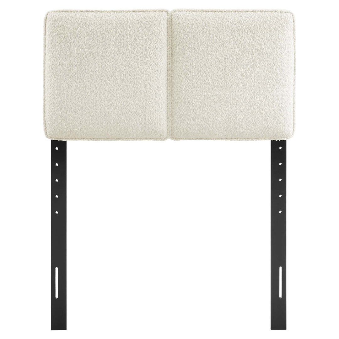 Lyric Boucle Fabric Twin Headboard