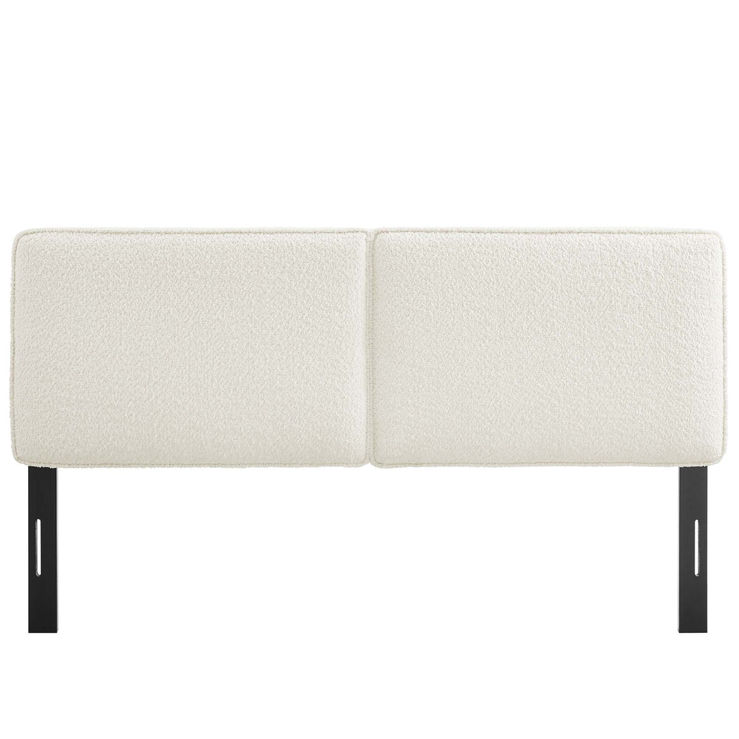 Luna Boucle Fabric Full Headboard