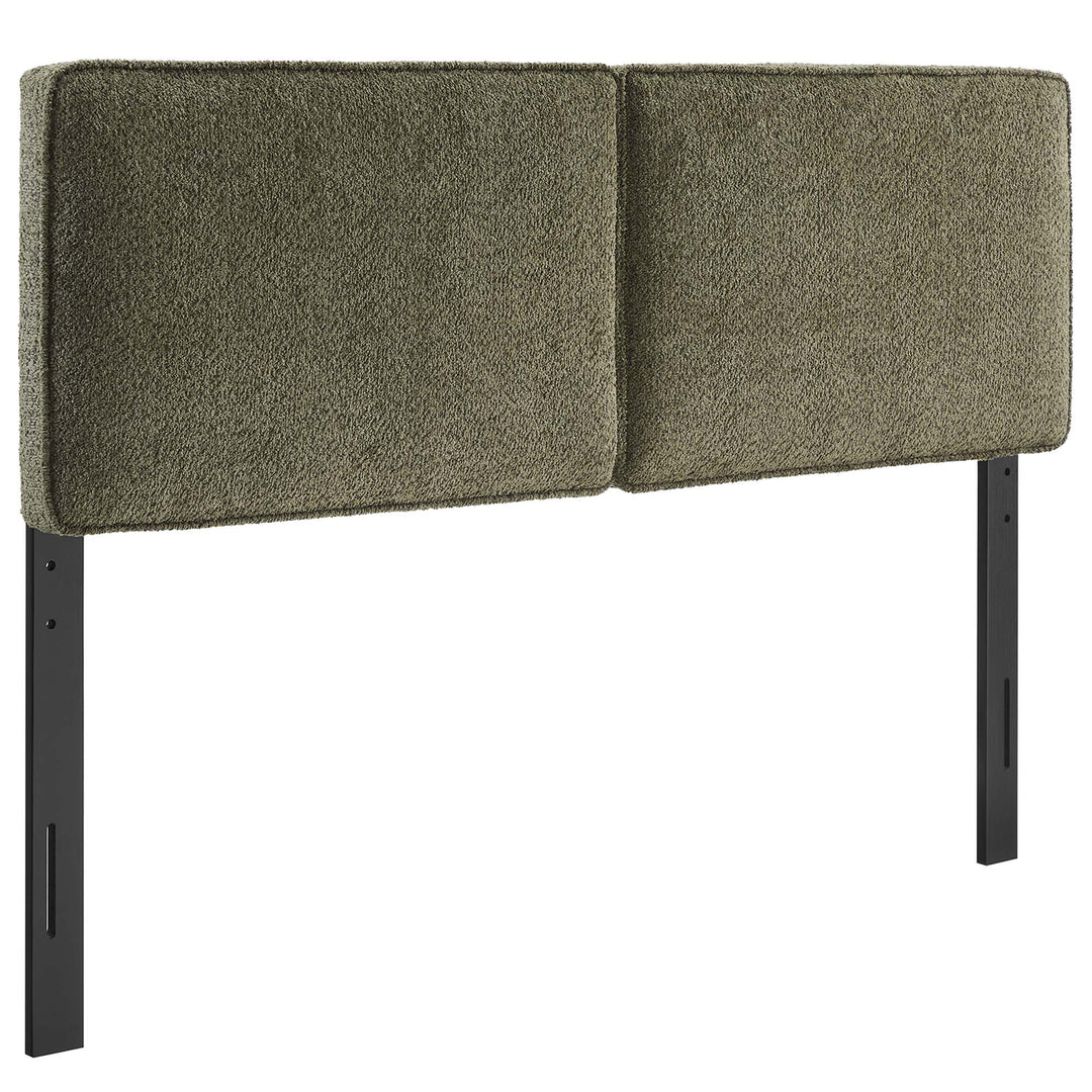 Luna Boucle Fabric Full Headboard