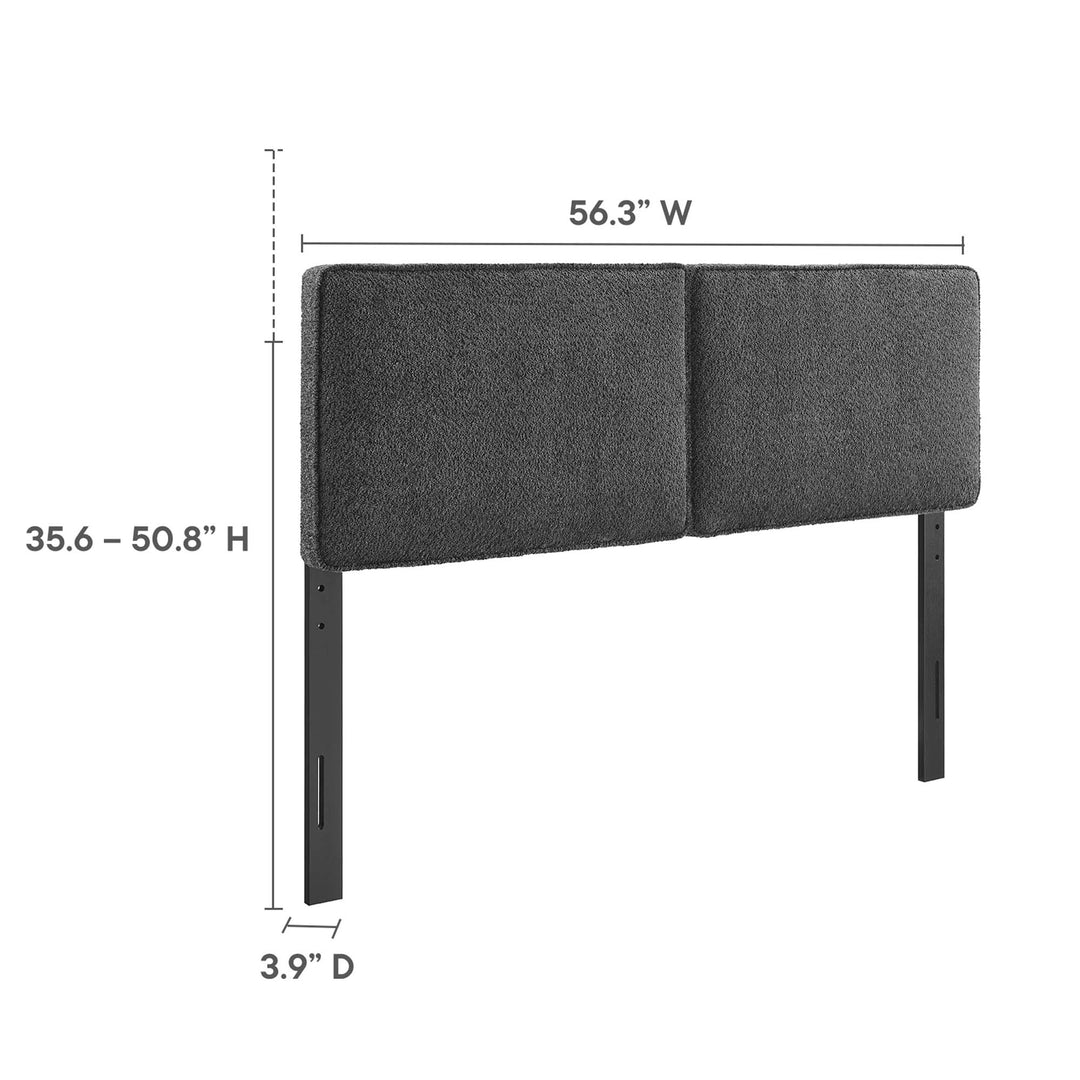 Luna Boucle Fabric Full Headboard