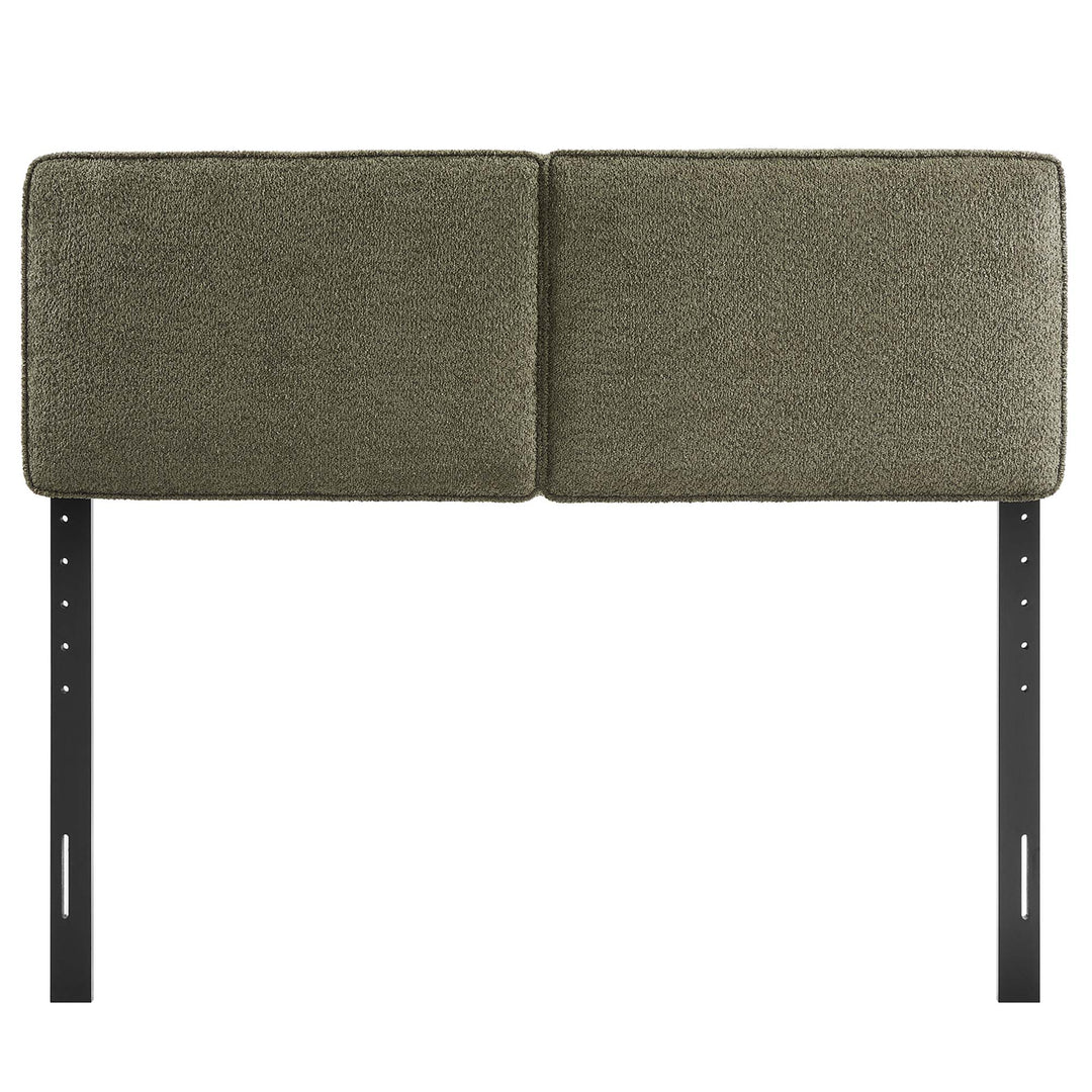 Luna Boucle Fabric Queen Headboard