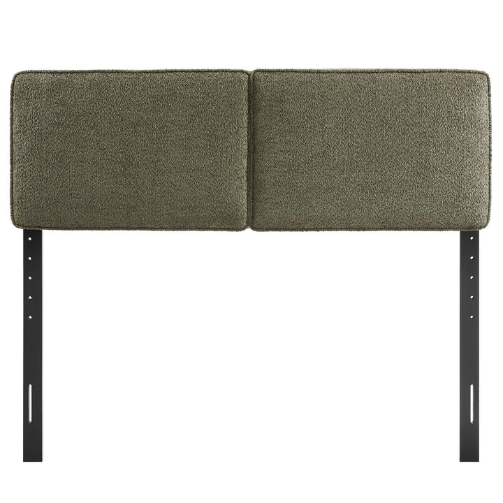 Luna Boucle Fabric Queen Headboard