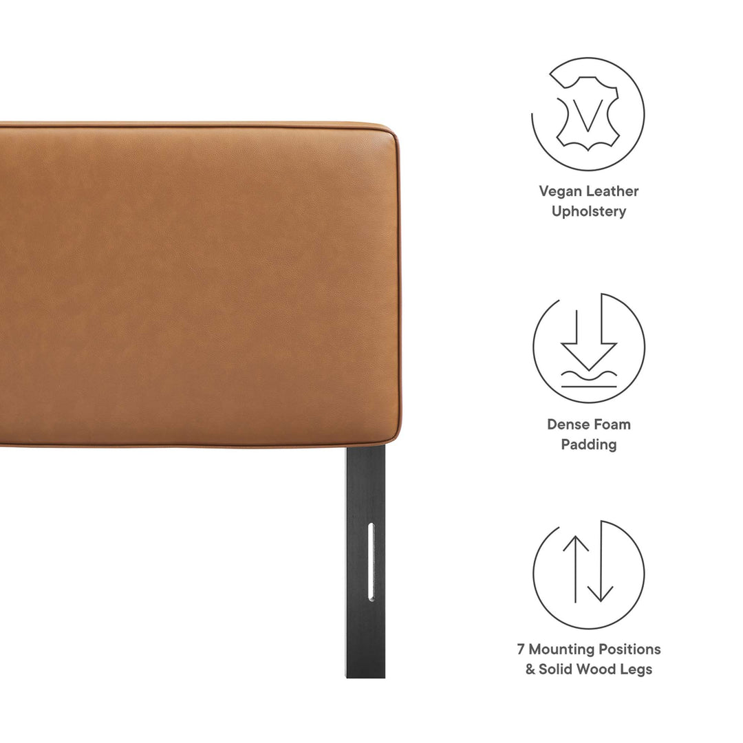 Luxe Vegan Leather King Headboard