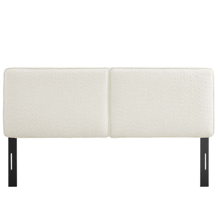 Linden Boucle Fabric King Headboard