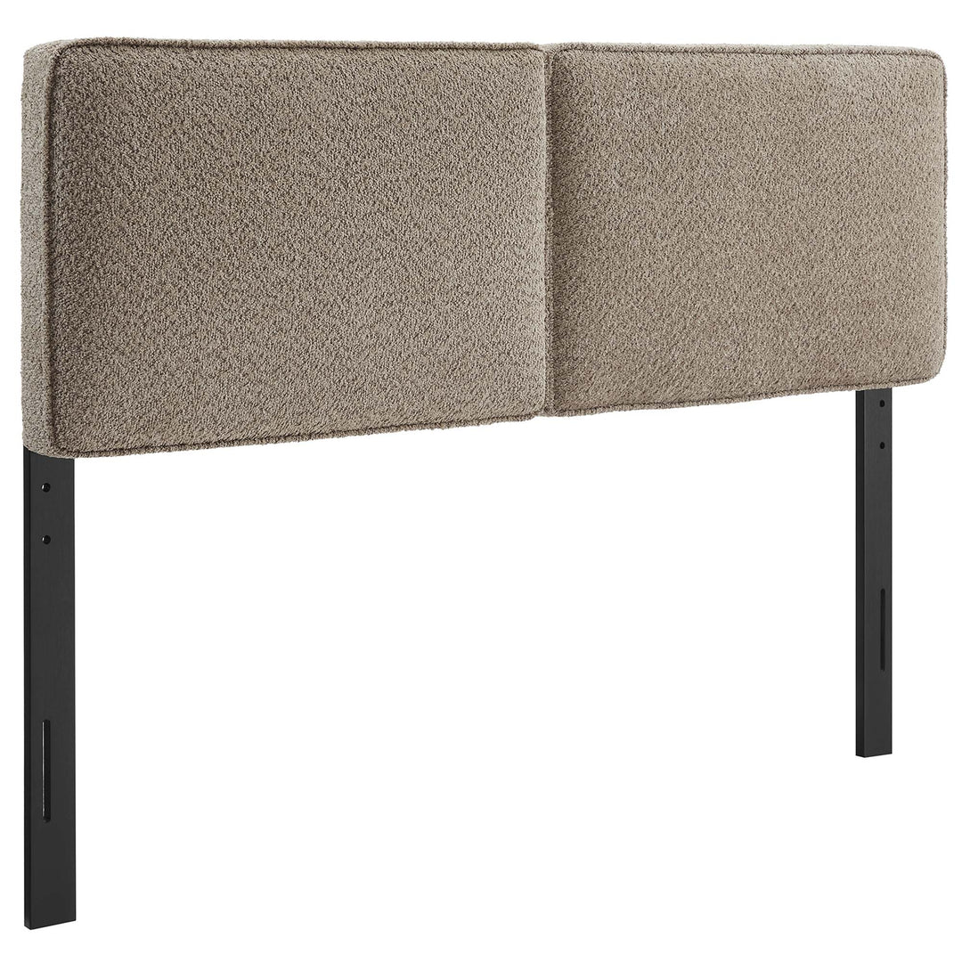 Linden Boucle Fabric King Headboard