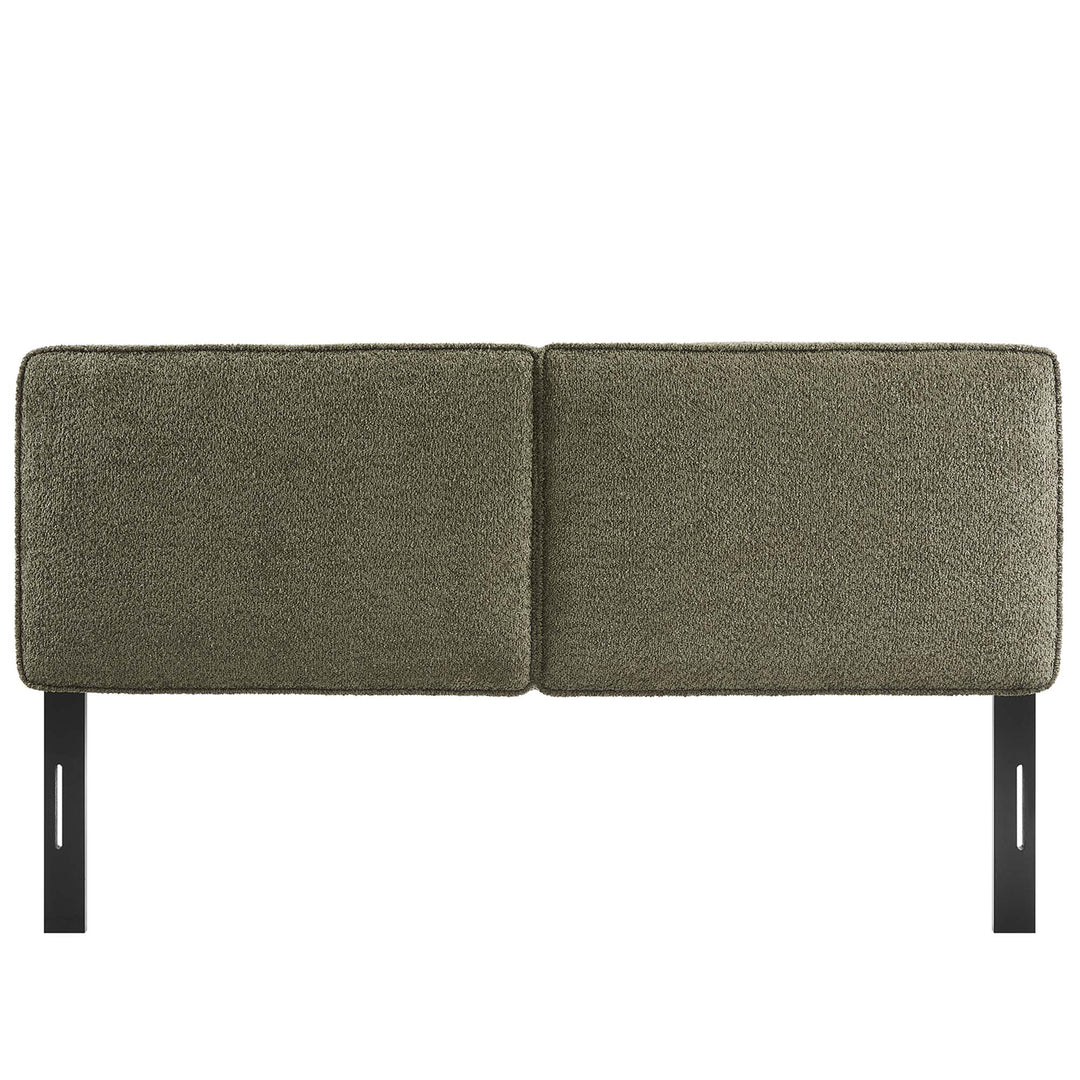 Linden Boucle Fabric King Headboard