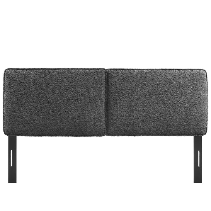 Linden Boucle Fabric King Headboard