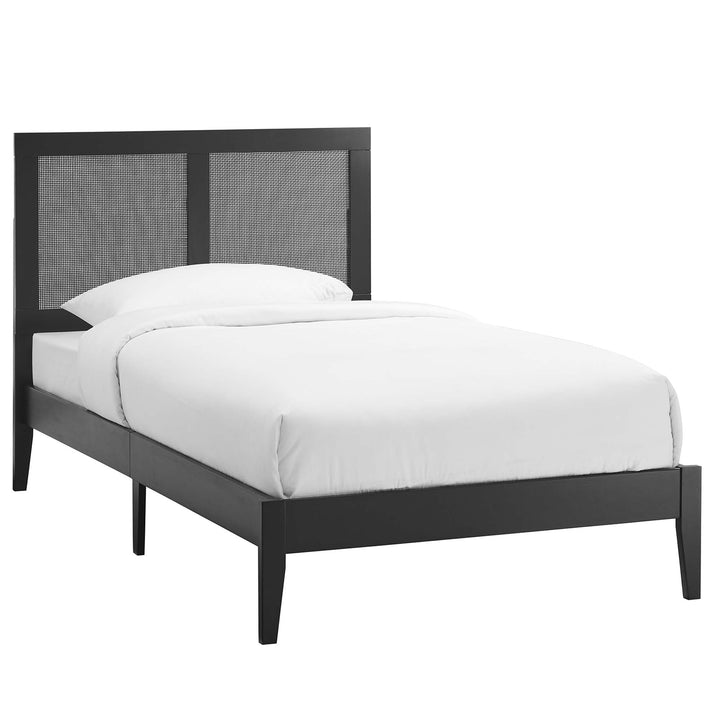 Solstice Rattan and Wood Twin Platform Bed