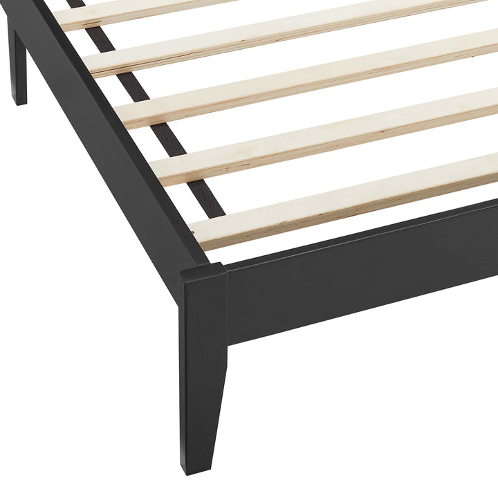 Solstice Rattan and Wood Twin Platform Bed