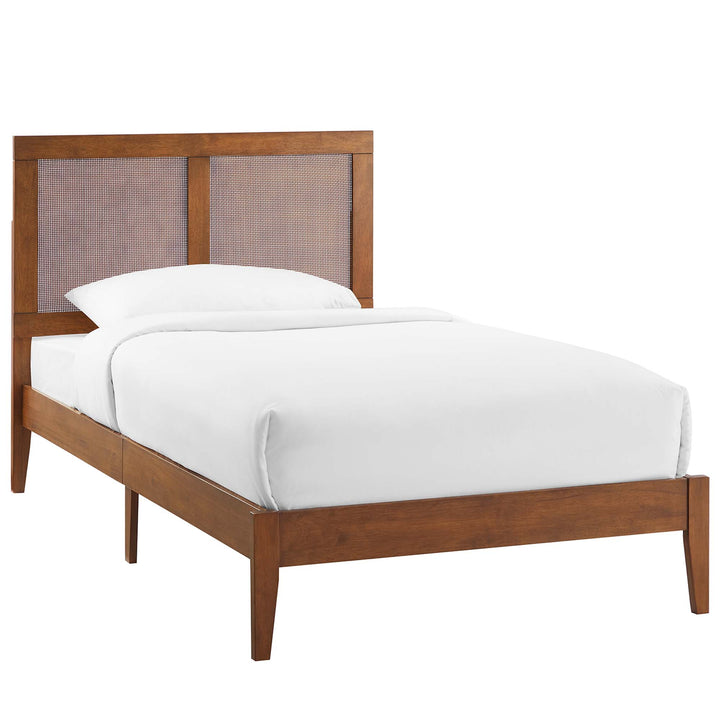 Solstice Rattan and Wood Twin Platform Bed