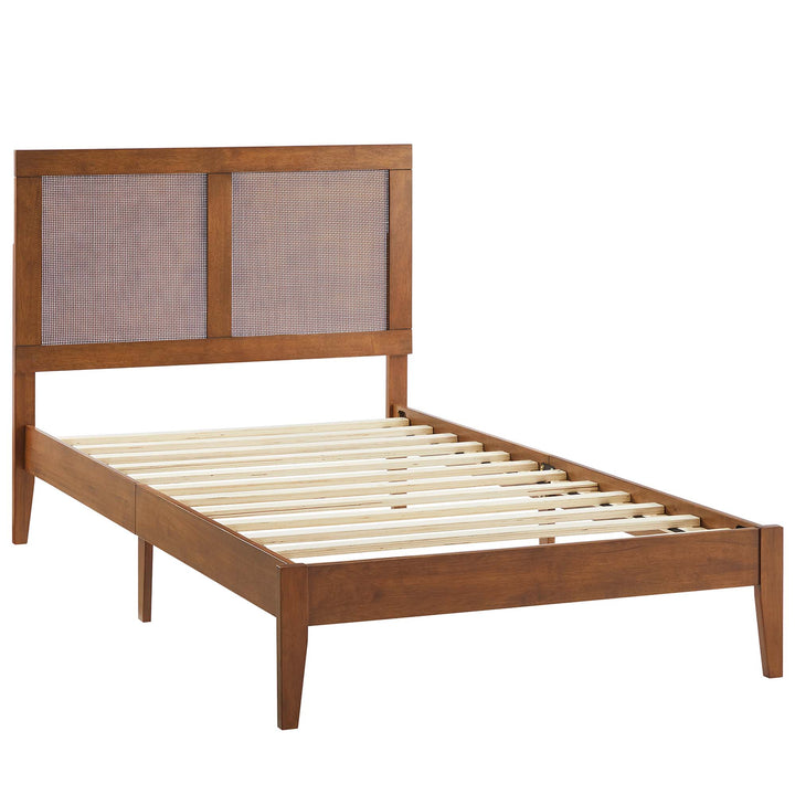 Solstice Rattan and Wood Twin Platform Bed