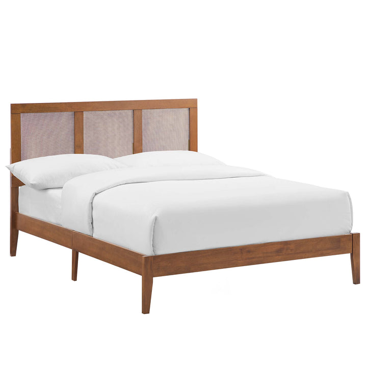 Sahara Rattan and Wood Full Platform Bed