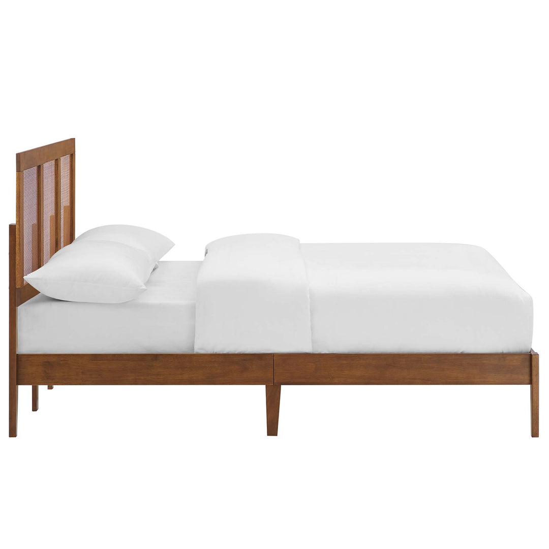 Sahara Rattan and Wood Full Platform Bed