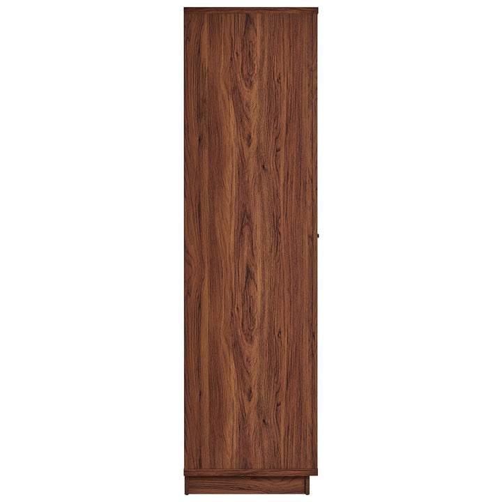 Cypress 70" Tall Wood Grain Storage Cabinet