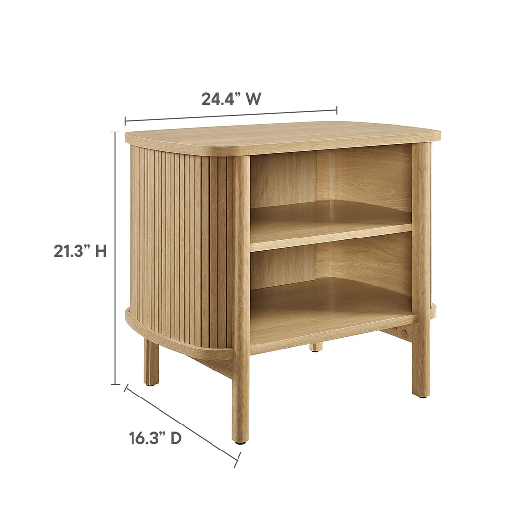 Crescendo Oak Nightstand