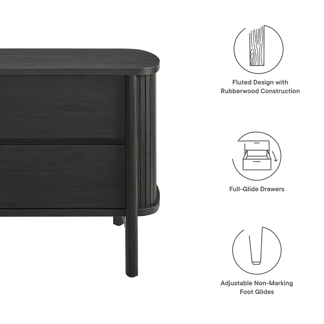 Cascade 2-Drawer Nightstand