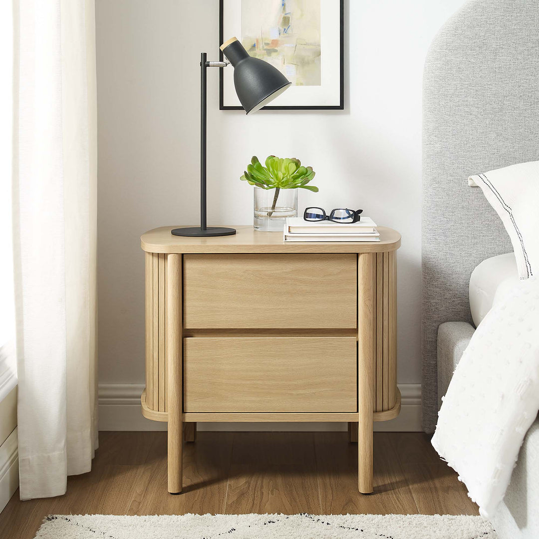 Cascade 2-Drawer Nightstand