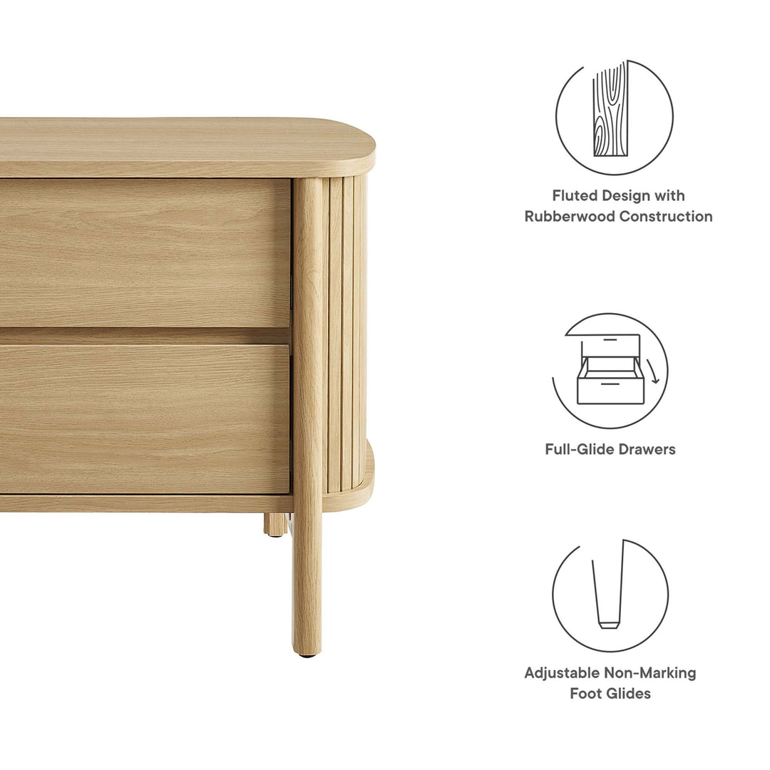 Cascade 2-Drawer Nightstand