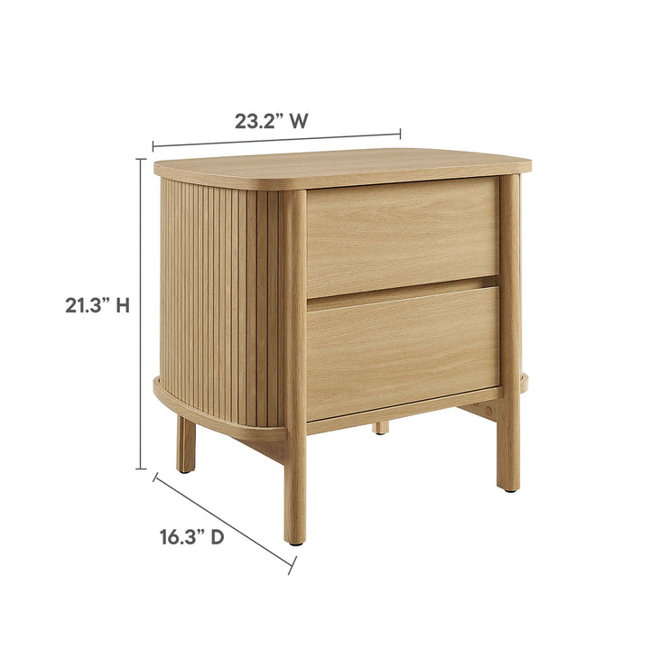 Cascade 2-Drawer Nightstand