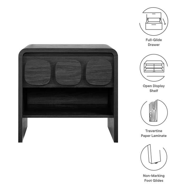 Tranquil 1-Drawer Nightstand