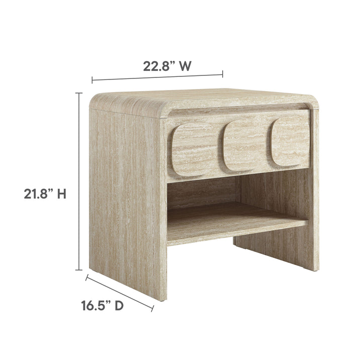 Tranquil 1-Drawer Nightstand