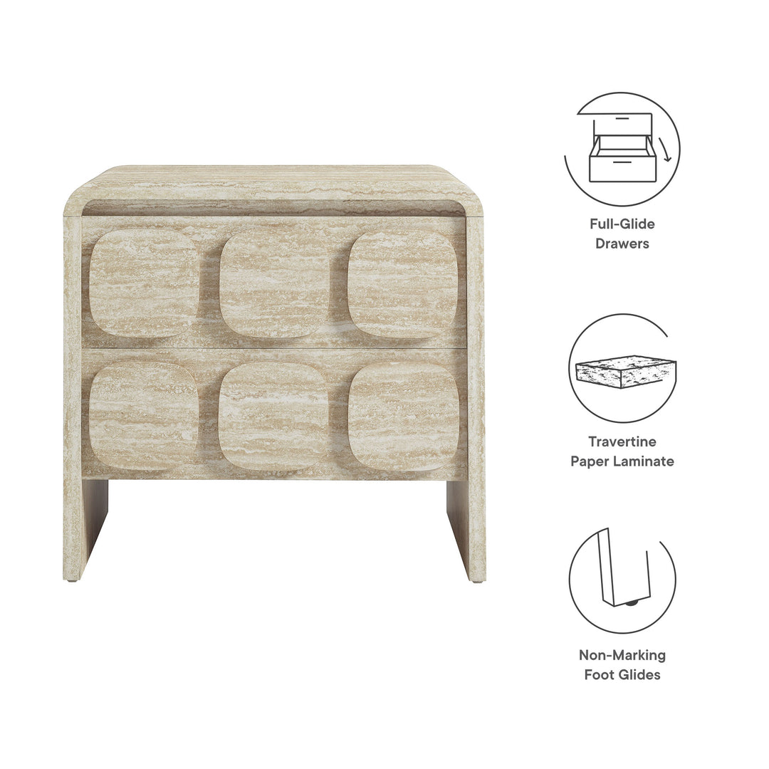 Toscana 2-Drawer Table