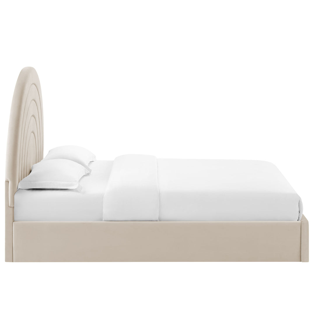 Sienna Arched Premium Plush Full Platform Bed