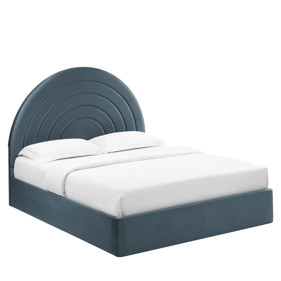 Sienna Arched Premium Plush Full Platform Bed