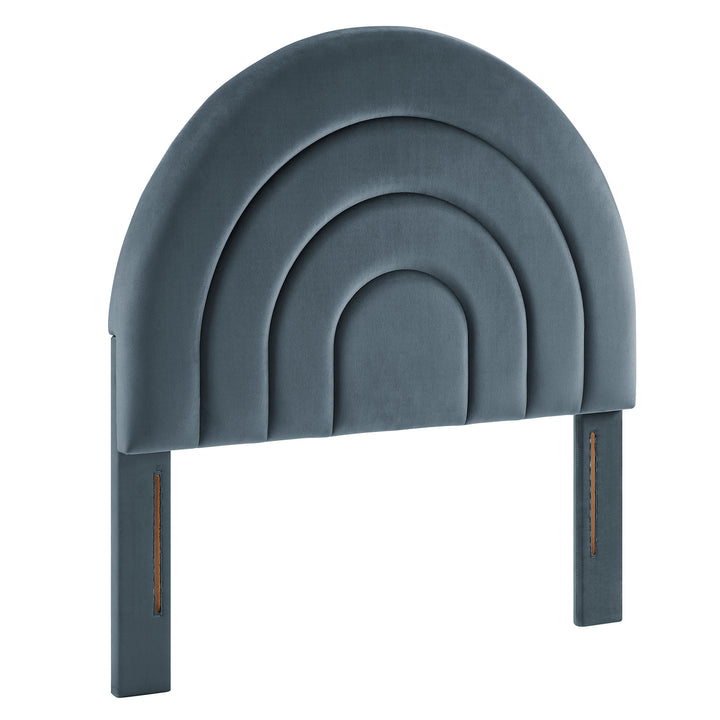 Sorrento Arched Plush Twin Headboard