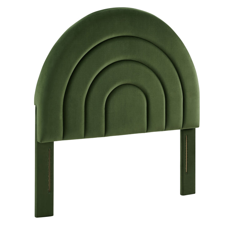 Sorrento Arched Plush Twin Headboard