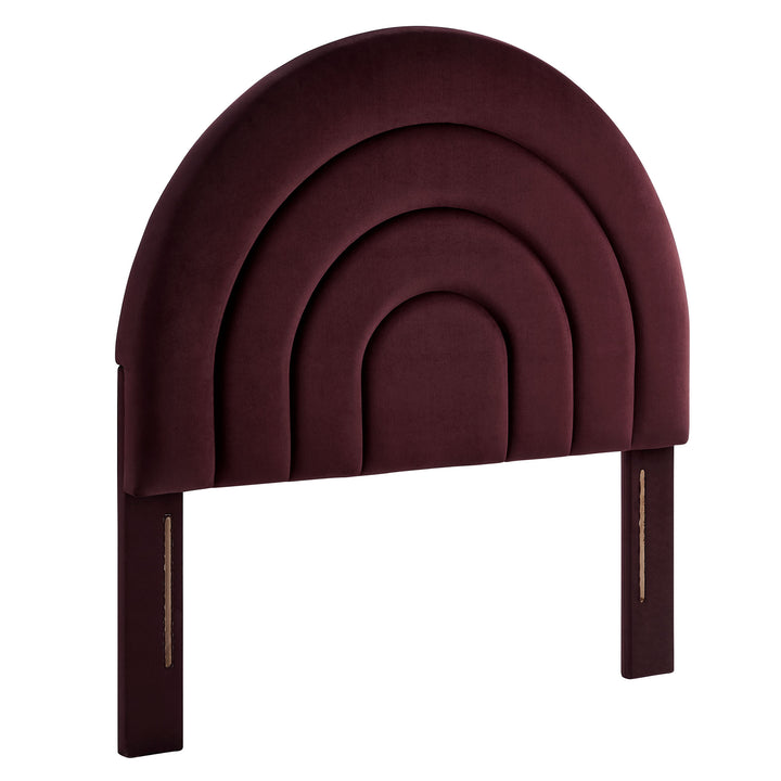 Sorrento Arched Plush Twin Headboard