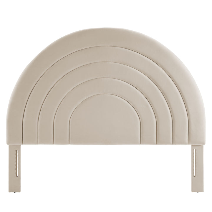 Serenity Arched Plush Queen Headboard