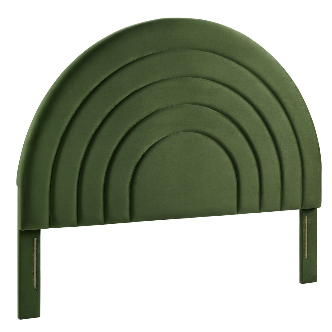 Serenity Arched Plush Queen Headboard