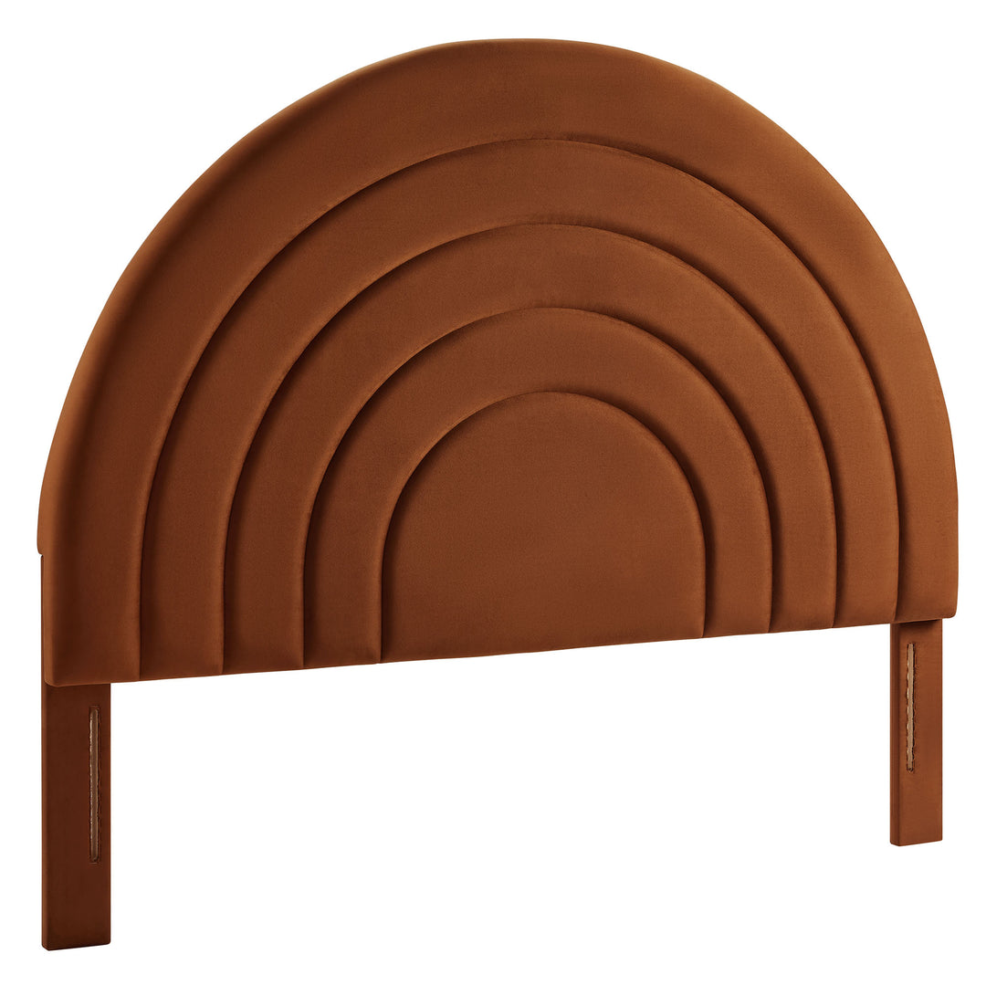 Serenity Arched Plush Queen Headboard