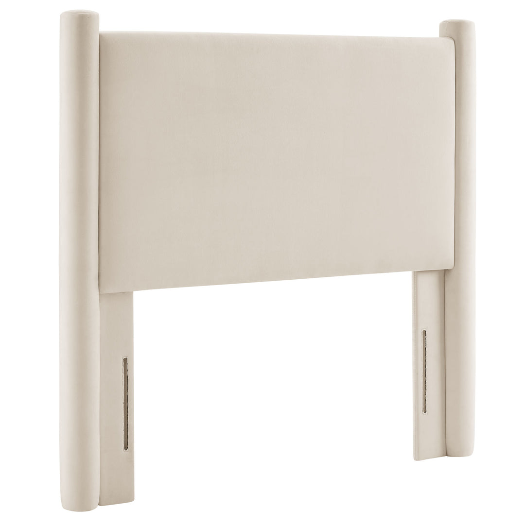 Rae Plush Velvet Twin Headboard