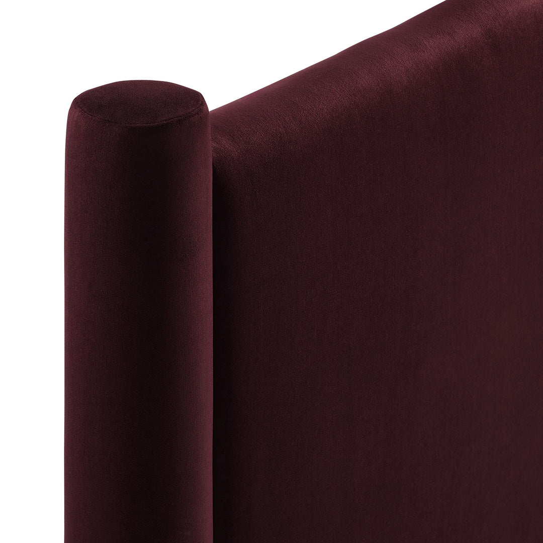 Riley Plush Velvet Full Headboard