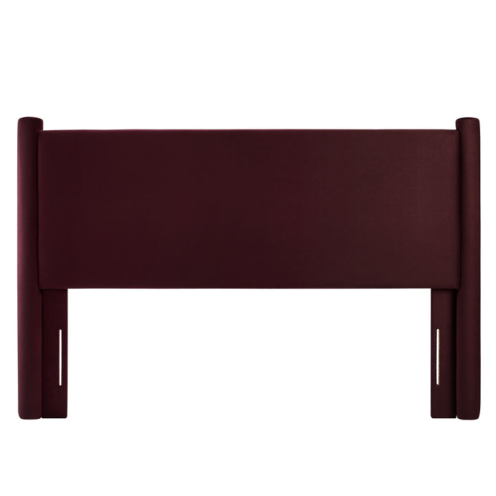 Regal Plush Velvet King Headboard