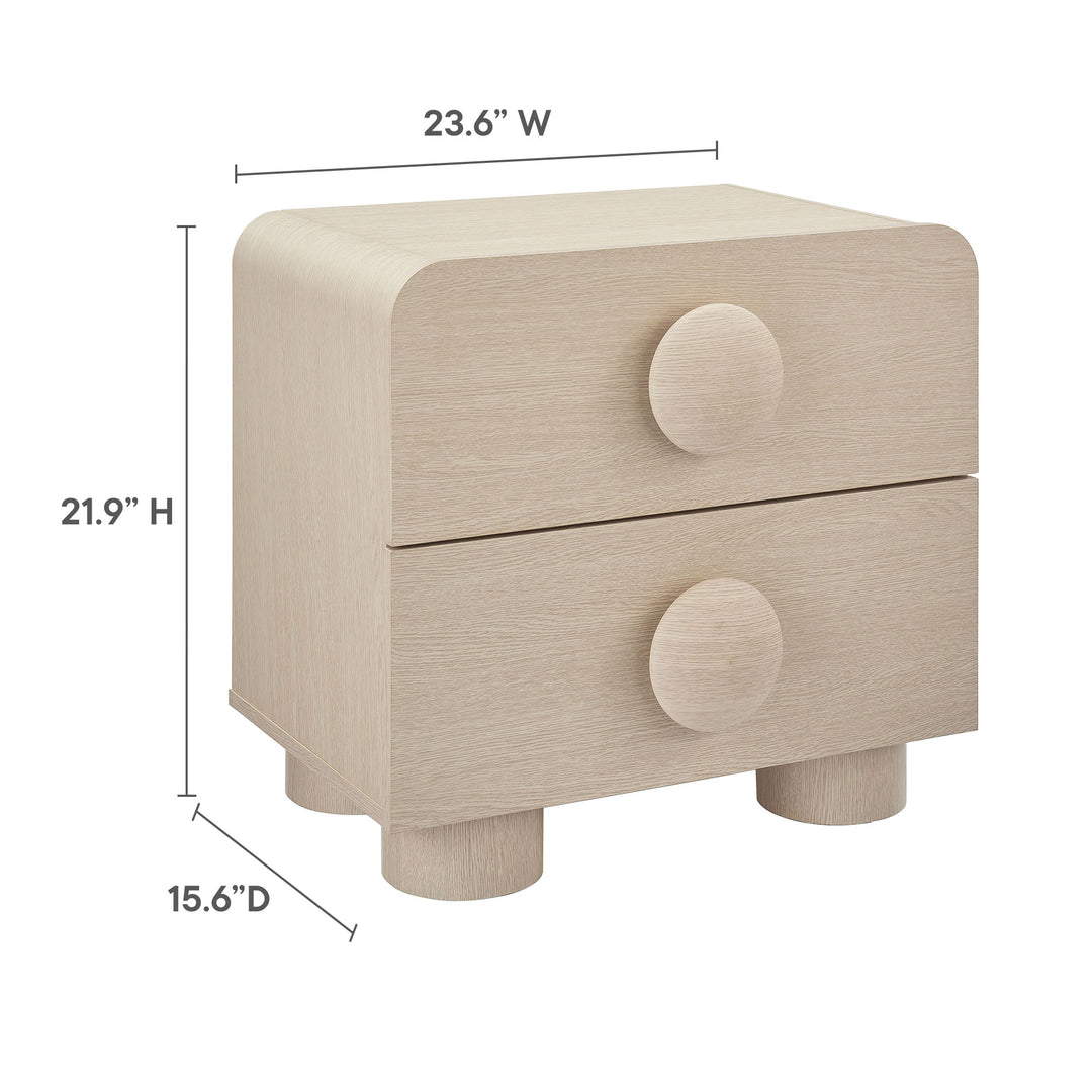 Sonora 2-Drawer Nightstand