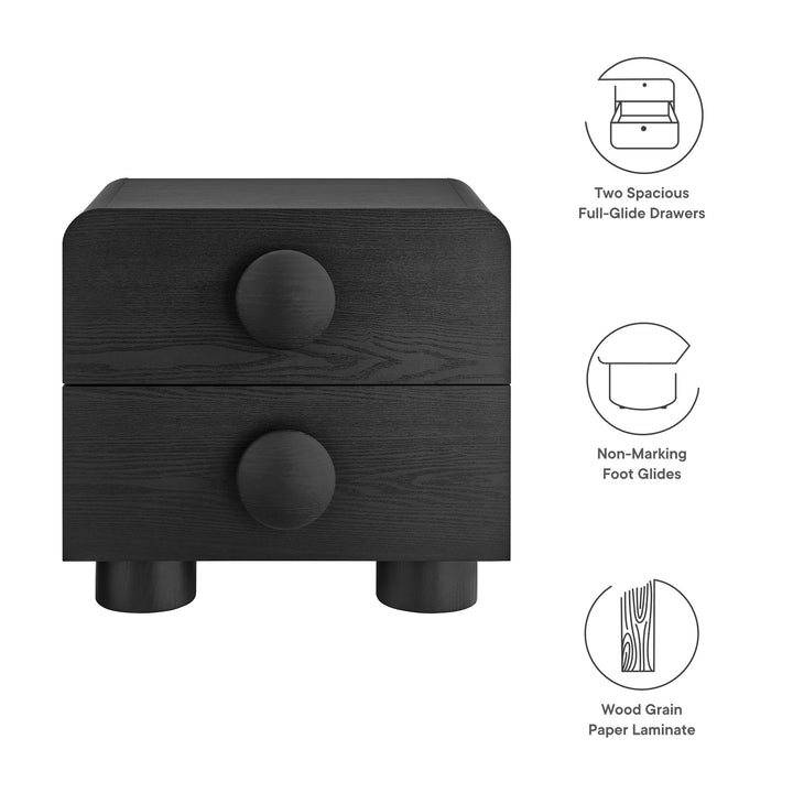 Sonora 2-Drawer Nightstand