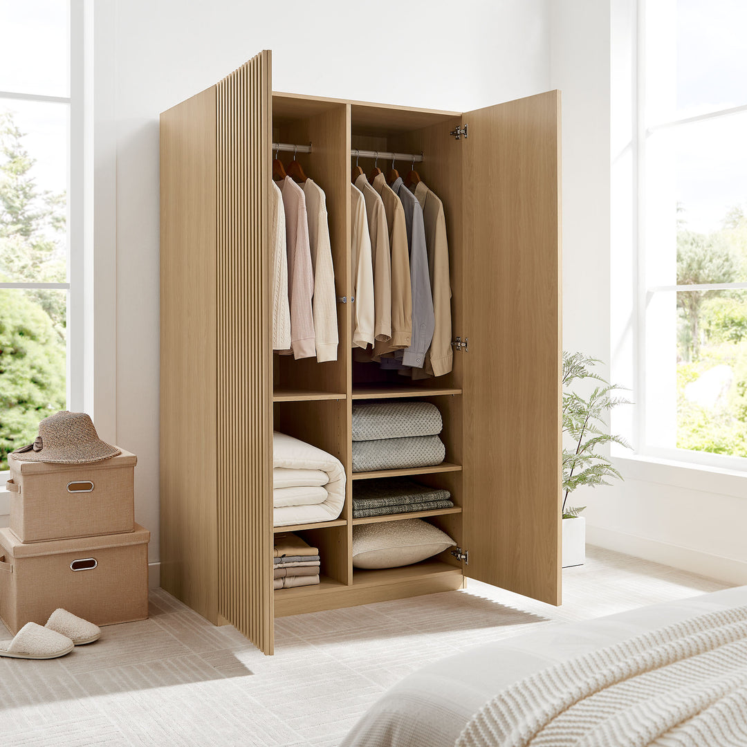 Refine 2-Door Wardrobe Closet