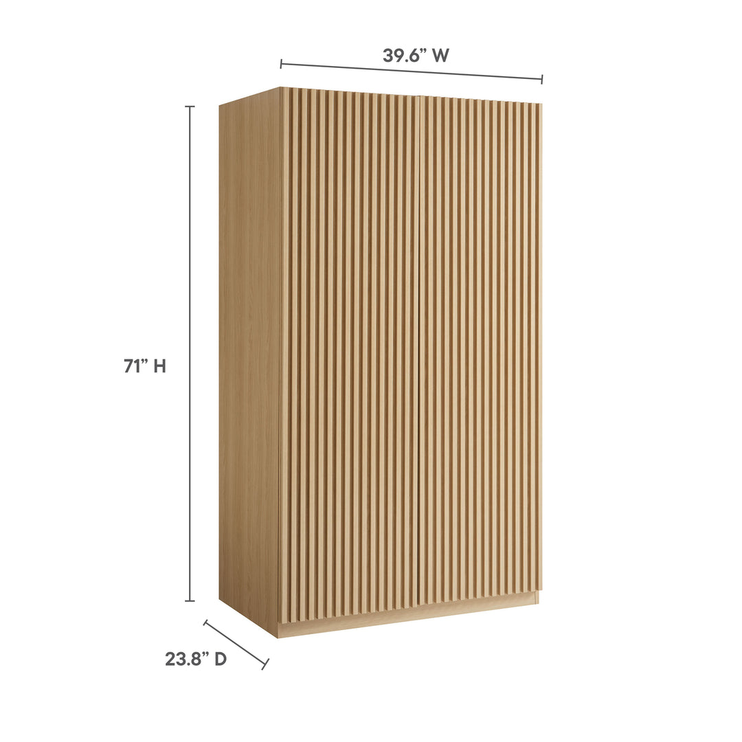 Refine 2-Door Wardrobe Closet