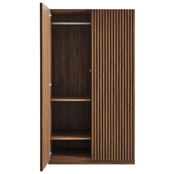 Grayson 2 Door Oak Wardrobe