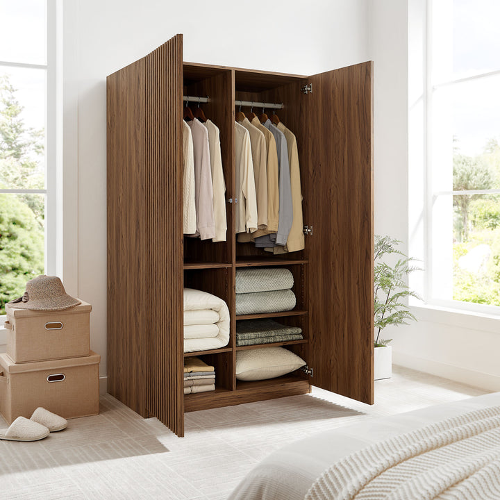 Grayson 2 Door Oak Wardrobe