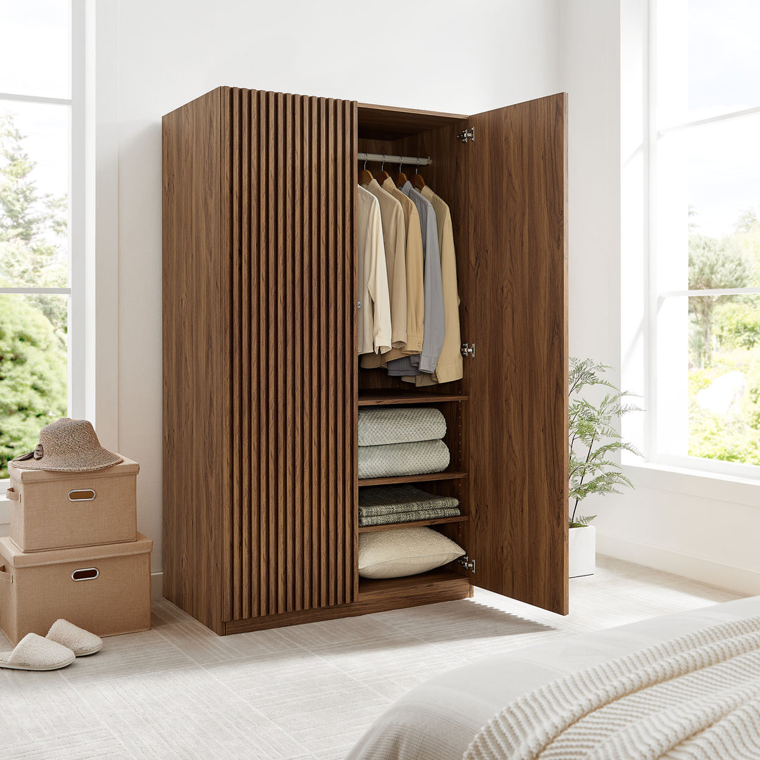 Grayson 2 Door Oak Wardrobe